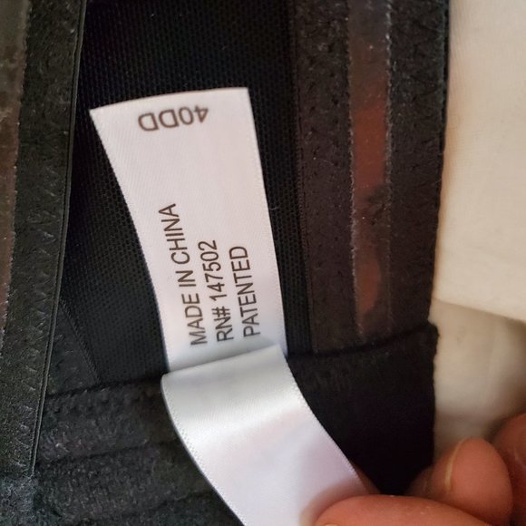 Ashley Stewart Black Butterfly Bra 40DD NWOT - full support! - Picture 6 of 6